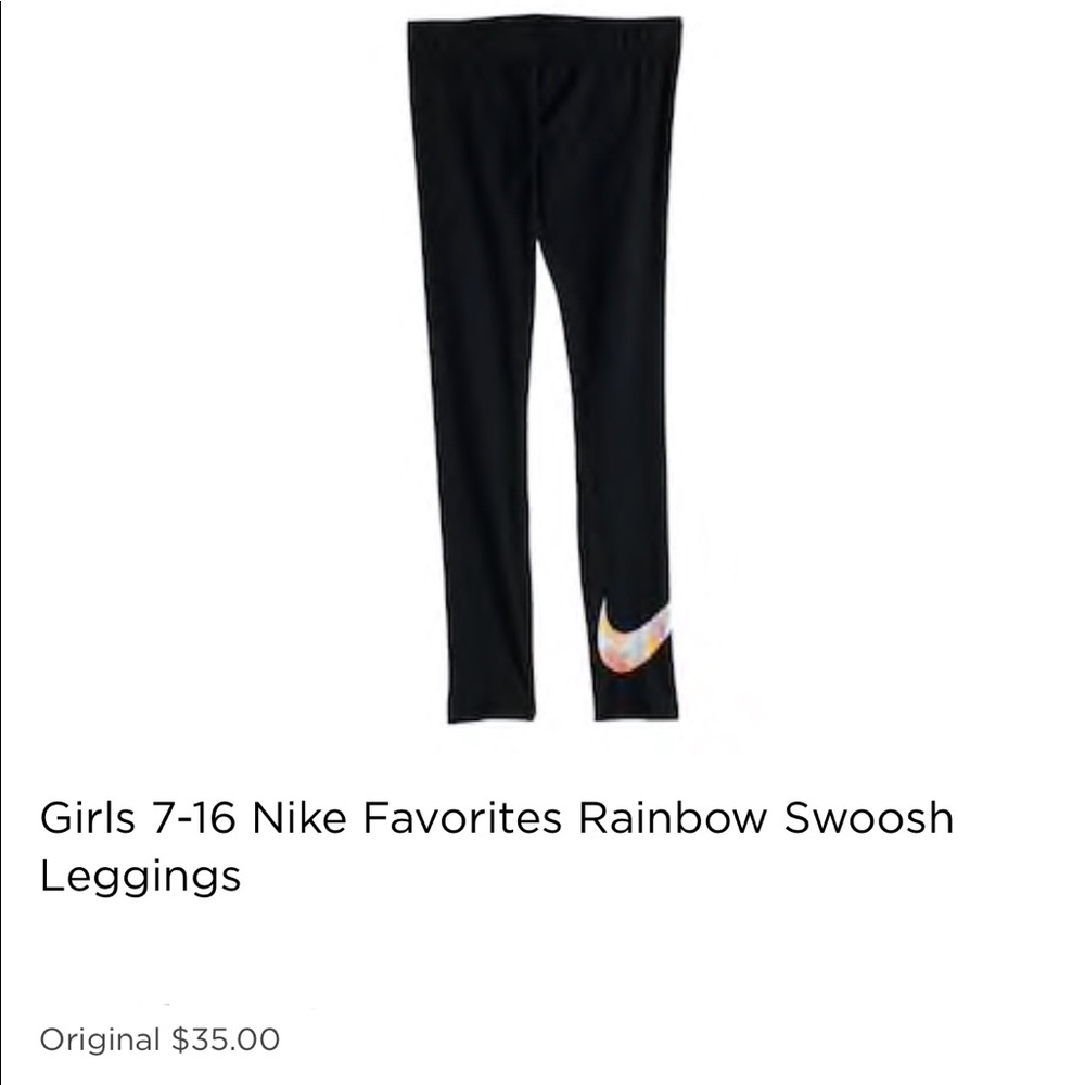 Nike girls leggings (size 16 x-large)